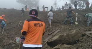 12 dead from landslides on Indonesia’s Sulawesi island, 18 missing